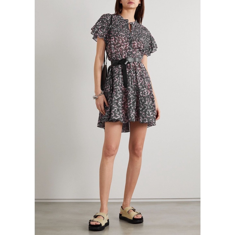 Isabel Marant Etoile Lanikazi Printed Cotton Dress 40/10‎